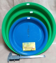 H04 - 10 cái mâm lót cu nuôi chim phi 40cm xanh/dương