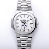 PPF Factory Patek 5726 Nautilus Series Watch Dual Calendar Moon Phase Diamond Inlaid Automatic Mecha