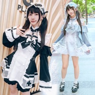 原創地雷系蘿莉塔天使之約小高領露肩可拆袖洋裝短褲套裝JJ2553