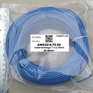 Awg22 awg 22 copper stranded cable 0.75 50m roll package