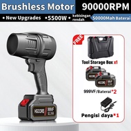 Brushless Mesin Blower Mesin blower mini angin cordless portable 90000RPM Peniup yang kuat 999V Bate