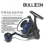 BULLZEN POSEIDON LIMITED EDITION SPINNING FISHING REEL