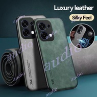 OPPO A6 Pro 5G Luxury PU Leather Phone Case For Oppo A6 Pro A6Pro A6x 4G 5G Matte Silicone Protectio