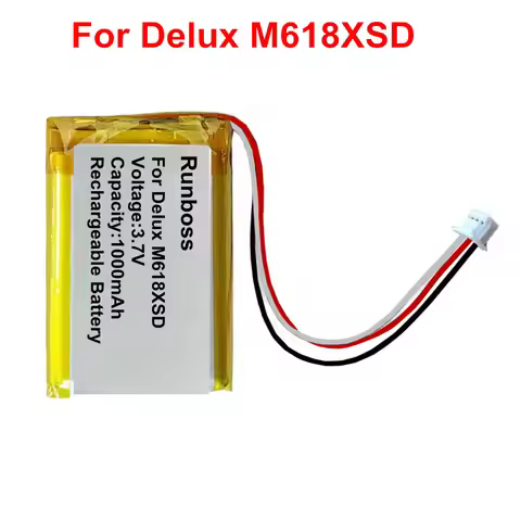 Wireless Bluetooth Mouse Battery New 3.7V 1000mAh For Delux M618XSD Seeker Ergonomic Vertical Mouse