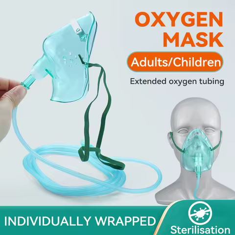 Oxygen Mask Oxygen Concentrator Full Face Mask For Adults Children Oxygen Concentrator Accessories O