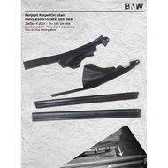Original Black Carpet Clamp bmw E36 318i 320i 323i 325i Complete Front & Rear Door Sill Strip Moldin