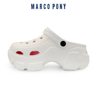 Marco Pony รองเท้าแตะหัวโตผู้หญิง รองเท้าพื่นนุ่ม สวมใส่สบาย  รุ่น MH9021 รองเท้าเสริมส้น 7 CM.