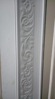lis gypsum minimalis / lis plafon kangkung besar 17cm
