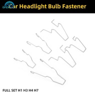 OPENMALL 6Pcs Car Headlamp Light Bulb Retainer Spring Clips Buckles Metal Headlight Bulb Spring Clip