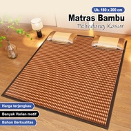 Bamboo Mattress, Anti-Stain Mattress Base, Modern Motif, Size 180cm, 160cm, 120cm, Cold Bamboo Foldi