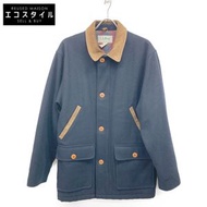 LL Bean 海軍藍 Mackinto 獵裝羊毛夾克，20 世紀 80 年代，美國製造，M 碼