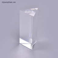 ziyunshan 30*30*60mm Triangular Prism BK7 Optical Prisms Glass Physics Teaching Refracted vn