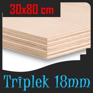 TRIPLEK 18 mm 30 x 80 cm | TRIPLEK 18 mm 30x80 cm Triplek Grade A