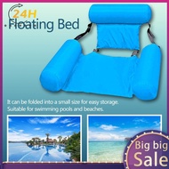 [infinisteed.sg] 3Types Water Inflatable Bed Sofa Floating Bed Foldable Summer Backrest Water Deck Chair Pool Party Floating Chair