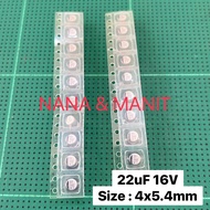 CAPACITOR 22UF10V 22UF16V 22UF25V 22UF35V 22UF50V (Silver Can)️Choose 10 Volumes Per Pack.