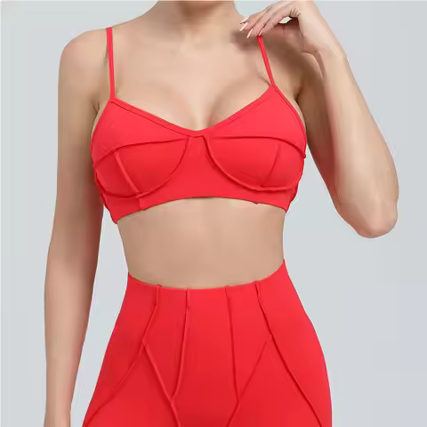 Sports Bra Anti-Sweat Fitness Top Women Yoga Bra Shockproof Crop Top Push Up High Strength Sport Bra