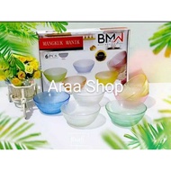 Gift Bowl Set of 6 /bmw 6 Round Rainbow Bead Bowl bmw Code MMW-06