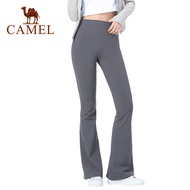 CAMEL Sun-proof Bell-bottom Pants for Women High Elastic High Waist Yoga Pants Sports Pants