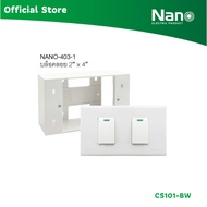 Nano 1-Slot Cover Set 1 Switch 2-Slot 2 Switches 3-Slot 3 3-Slot 2 1.5 Size 2x4"
