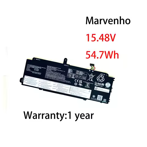 Marvenho New 15.48V 3450mah 54.7wh L22C4P70 L22M4P70 L22L4P70 Laptop Battery for Lenovo ThinkPad X13
