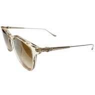 成色極佳 □ CHROME HEARTS PLUCK 花卉太陽眼鏡 眼鏡 水晶金ブラウン鏡片 49□20-145 日本製造 男士