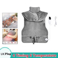 冬季加熱墊 護肩護頸電熱披肩 多功能暖身毯 熱敷電熱毯 自動斷電加熱披肩 可水洗 英規插頭