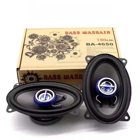 1 Pair 4*6 Inch Sound for Cars MAX 150W Car Speakers Sound System 2-way High-power Car Stereo Sound 