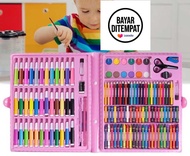 PROMO Crayon Lengkap 1 set isi 150 PCS PENSIL WARNA 1SET - PENSIL WARNA SET CRAYON COLOURING SET 150