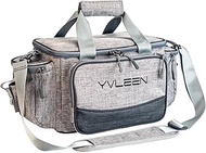 YVLEEN Fishing Tackle Box Bag - Outdoor Large Fishing Tackle Storage Bag - 100% Water-Resistant Poly