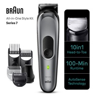 Braun All-In-One Style Kit Series 7 7420, 10-in-1 Kit for Beard, Hair, Manscaping & More