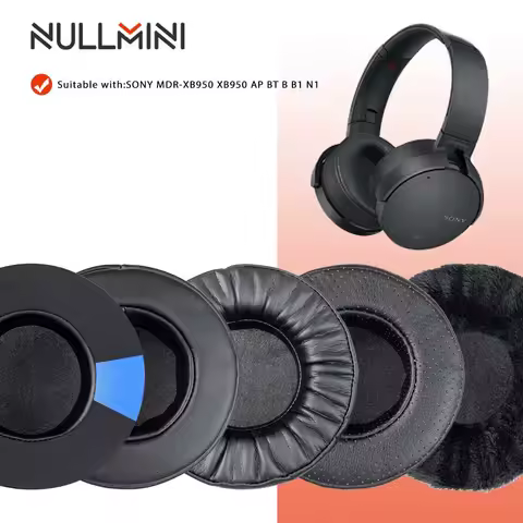 NullMini Replacement Earpads for SONY MDR-XB950 XB950 AP BT B B1 N1 Headphones Earmuff Earphone Slee