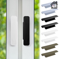 2Pcs Household Multi-purpose Door Window Handles / Rectangular Auxiliary Wardrobe Cupboard Drawer Knobs Handle