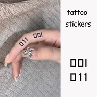 Stranger Things 011 Tattoo Stickers Small Digital Patterns Tattoo Stickers O5r0