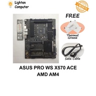 【USED】 ASUS WS X570 ACE Motherboard | X570 | Socket AM4 | Support AMD Ryzen 2000-5000 Series | ATX