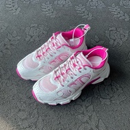 99新 dior迪奥老爹鞋 白粉休閒鞋35碼