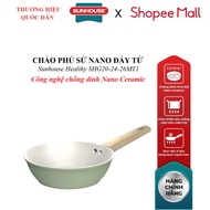Sunhouse Healthy SHG20MT1/SHG24MT1/SHG26MPT1 Nano Ceramic bottom pan with Nano Ceramic non-stick tec