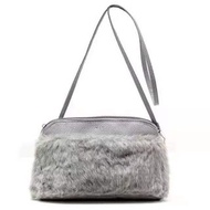 日本 KBF 灰色毛毛 雜誌附錄 斜咩袋