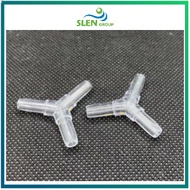 SLEN 3 Way Y Shape Aquarium Air Connector Valve Fish Tank Air Valves Accessory Y Connector