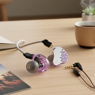 KBEAR Rosefinch Wired Earbuds:,,  Fon Telinga Berwayar KBEAR Rosefinch: Plat Muka Aloi Zink Penerban