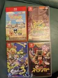 switch 塔麻歌子開心鎮 忍者龜 Splatoon3 元祖地底探險 tamagotchi 塔麻歌子開心鎮