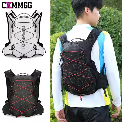 Hydration Backpack 16L for Running,Breathable Water Backpack with Bladder,AdjustableChest Strap&Refl