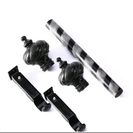 Full set curtain rod, full set curtain rod, complete package curtain rod holder