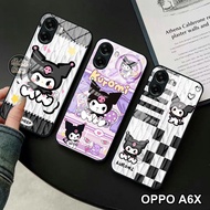 Oppo A6X Case Kuromi Motif - Softcase Glass Oppo A6X - Casing Oppo A6X - Silicone Oppo A6X - Kesing 