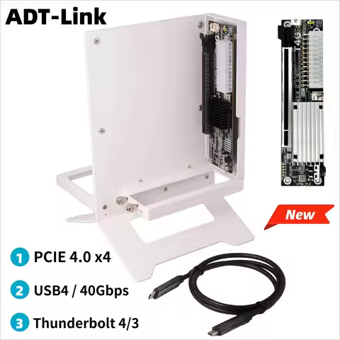 EGPU Thunderbolt 4/3 TB3/TB4 To PCIe X16 PCI-E 4.0 X4 GPU Dock External Graphics USB4 NUC ITX STX La