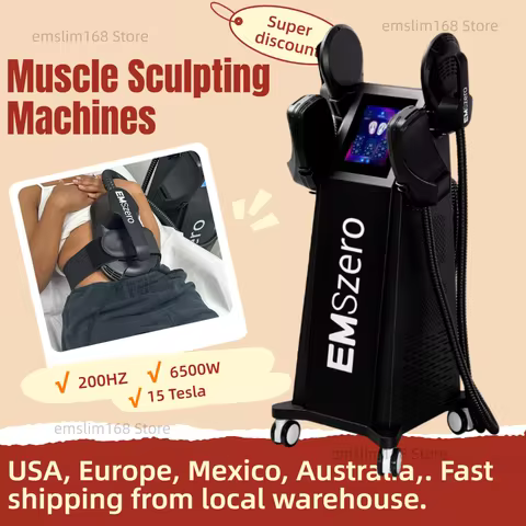 Professional EMSzeroBody Sculpting NEO 200HZ RF6500 W Machine Body Slimming Muscle Stimulation Fat R