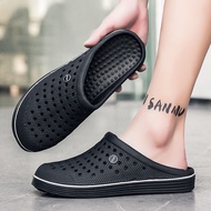TRSOYE 2022ผู้ชายรองเท้าแบบมีรูระบายรองเท้ากันลื่นไม่มีกลิ่นรองเท้า EVA Garden รองเท้าแตะหนารองเท้าแ