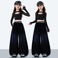Hiphop Costume Kids Crop Top Girl Jazz Dance Costume Kids Kids Dance Outfit Hip Hop Shirt Kpop Outfi