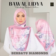 HERNES BAWAL LIDYA BUBBLE SATIN BIDANG 45 BIDANG 50 DESIGN BAWAL SATIN BAWAL MUDAH BENTUK BAWAL PRIN