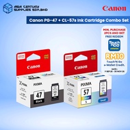 Canon PG-47 + CL-57s (Combo Set) Ink Cartridge / Canon E400 E410 E470 E417 E460 E477 E480 E270 E3170