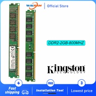 King ston Memory RAM DDR2 2GB MHz 800MHz 1.2V 2 GB Desktop Memory DIMM RAM King ston High Quality Branded For Desktop Cpu